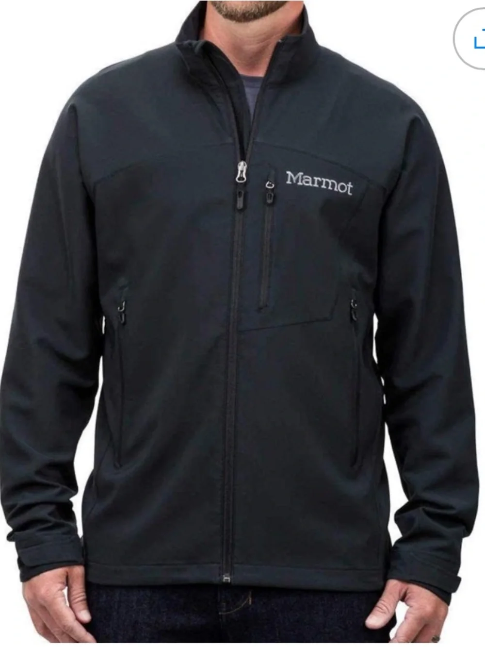 Marmot Black Performance Softshell Jacket